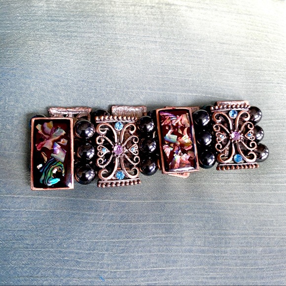 KM Stretch Inlaid Bracelet - Picture 3 of 8